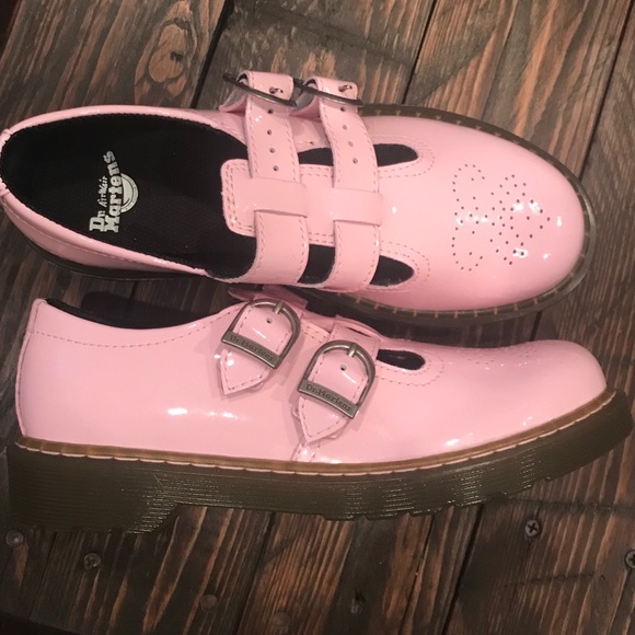 pink mary jane doc martens